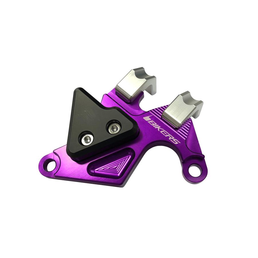 BIKERS (バイカーズ) リアキャリパーガード パープル Z125 PRO KSR110/KSR PRO K0127-PUR｜バイクパーツ・用品　ラバーマーク