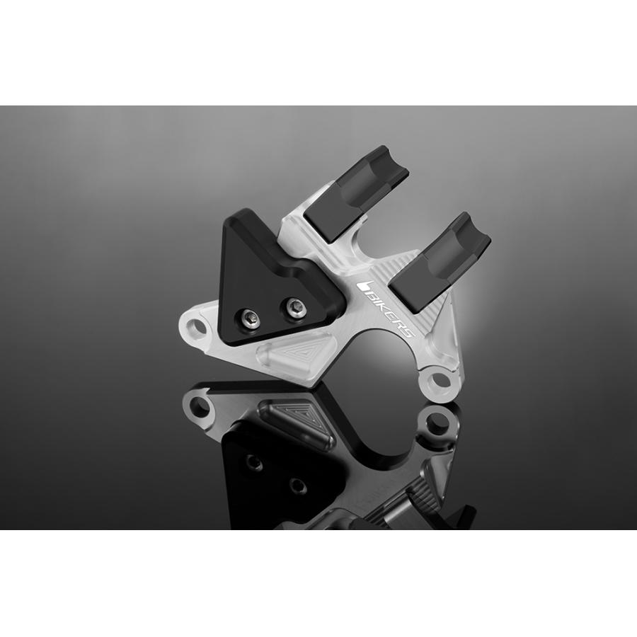 BIKERS (バイカーズ) リアキャリパーガード シルバー Z125 PRO KSR110/KSR PRO K0127-SLV|バイクパーツ・用品 ラバーマーク