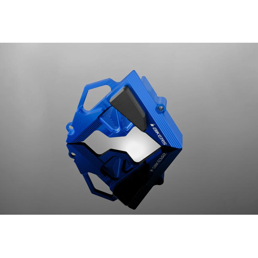 BIKERS (バイカーズ) フロントスプロケットカバー ブルー KSR PRO K0129-BLU｜バイクパーツ・用品　ラバーマーク