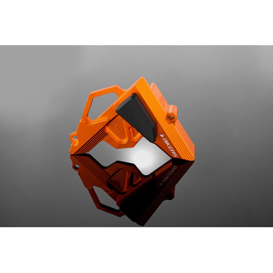 BIKERS (バイカーズ) フロントスプロケットカバー オレンジゴールド KSR PRO K0129-OGD|バイクパーツ・用品 ラバーマーク