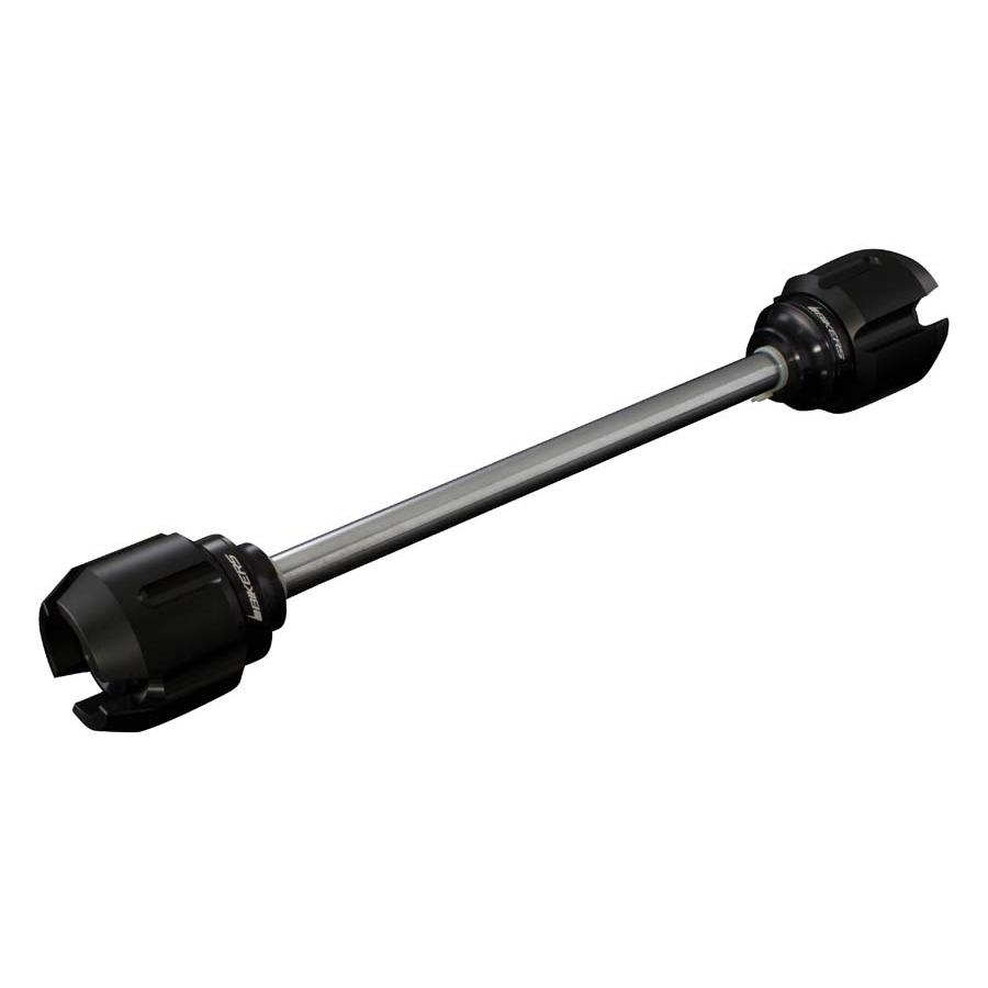 BIKERS (バイカーズ) フロントアクスルスライダー ブラック ニンジャ Ninja250R/250 K0212-BLK｜バイクパーツ・用品　ラバーマーク
