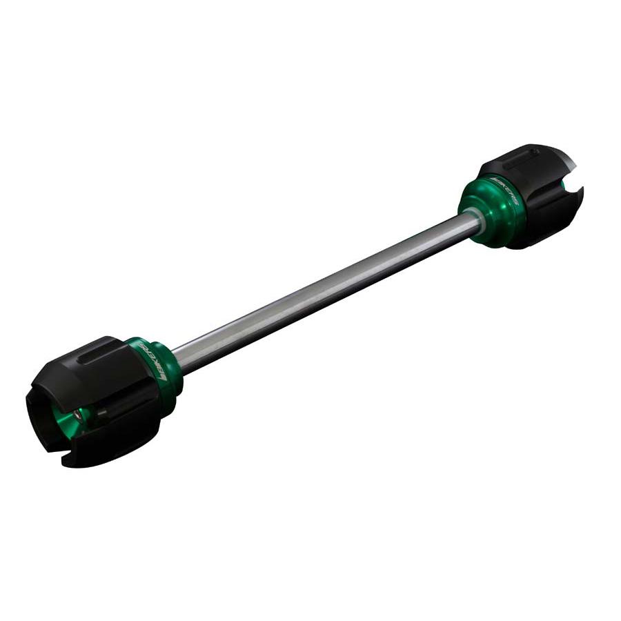 BIKERS (バイカーズ) フロントアクスルスライダー グリーン ニンジャ Ninja250R/250 K0212-GRN｜バイクパーツ・用品　ラバーマーク