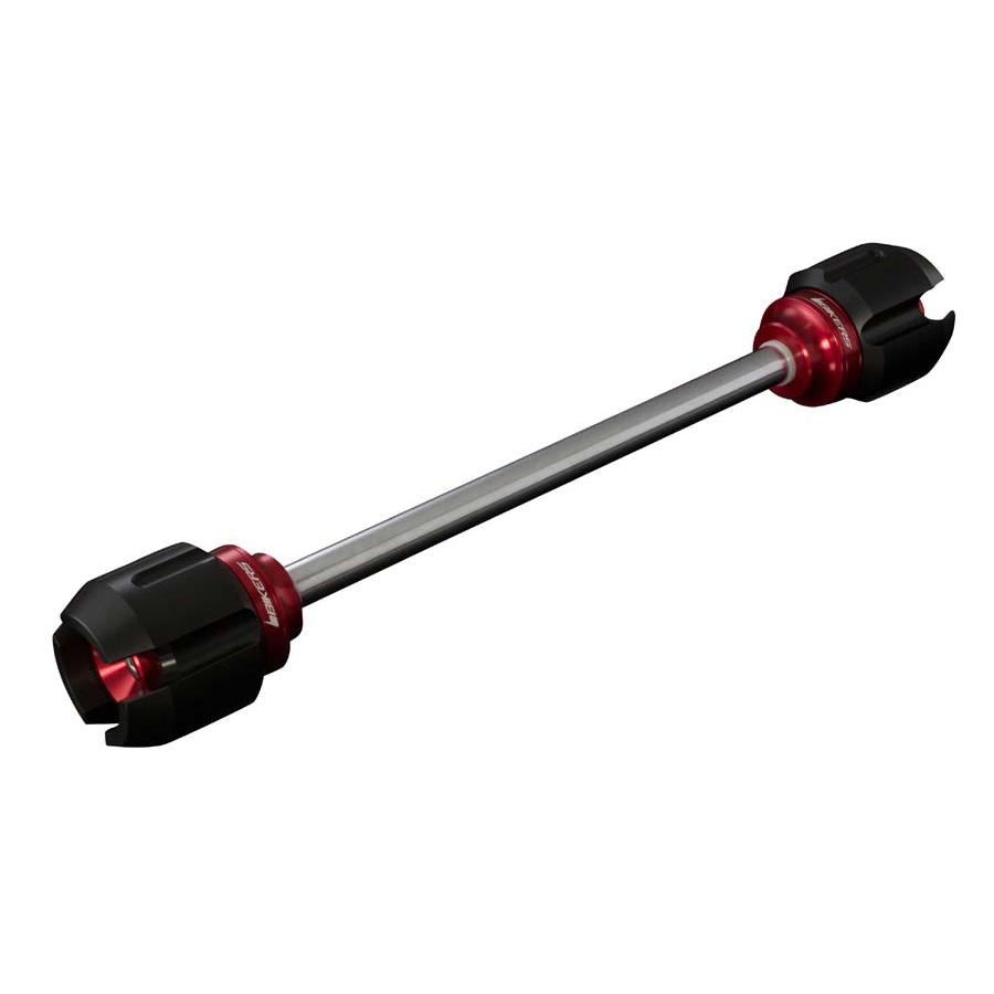 BIKERS (バイカーズ) フロントアクスルスライダー レッド ニンジャ Ninja250R/250 K0212-RED|バイクパーツ・用品 ラバーマーク