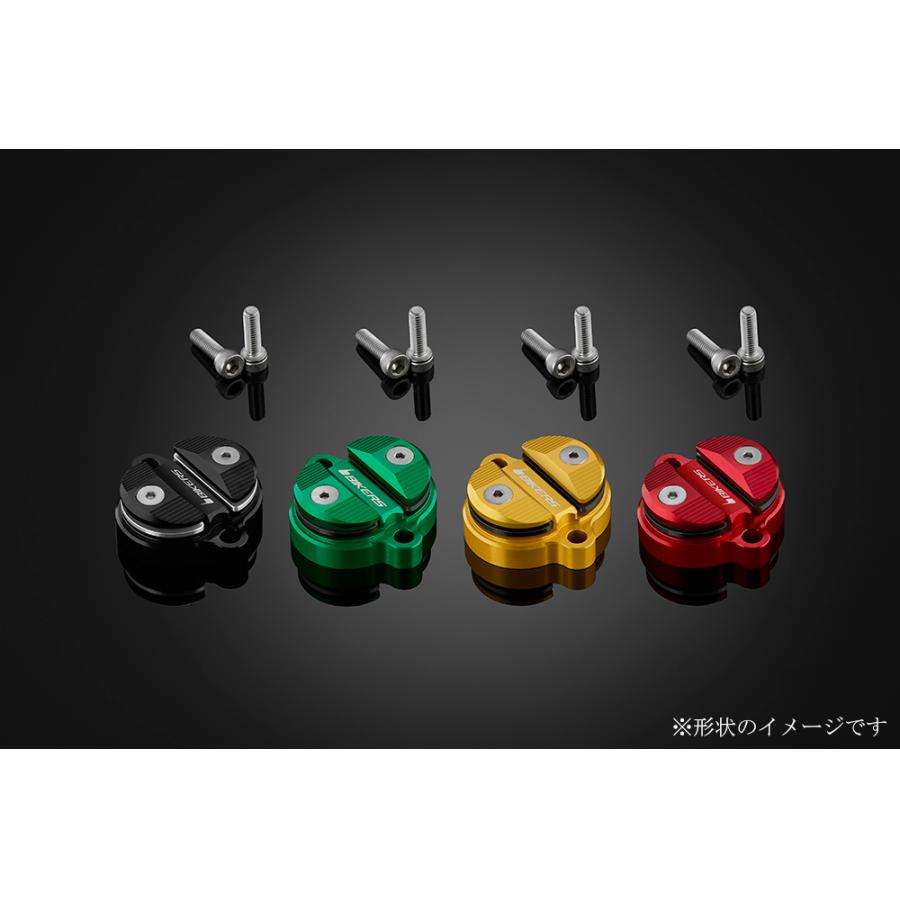 BIKERS (バイカーズ) タペットカバー 1個 シルバー Z125 PRO KSR PRO K0220-SLV