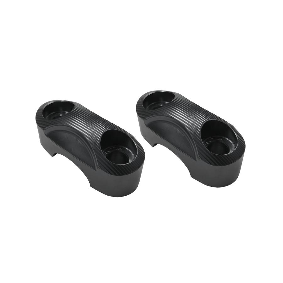 BIKERS (バイカーズ) ハンドルバークランプ 22.2mm グレー グロム GROM ハンターカブ125 CT125 PCX PCX160 21 H0411-GRY｜バイクパーツ・用品　ラバーマーク