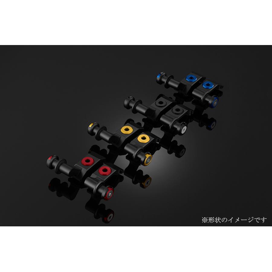 BIKERS (バイカーズ) チェーンアジャスターキャップ レッド MT-07 Y0290-RED|バイクパーツ・用品 ラバーマーク