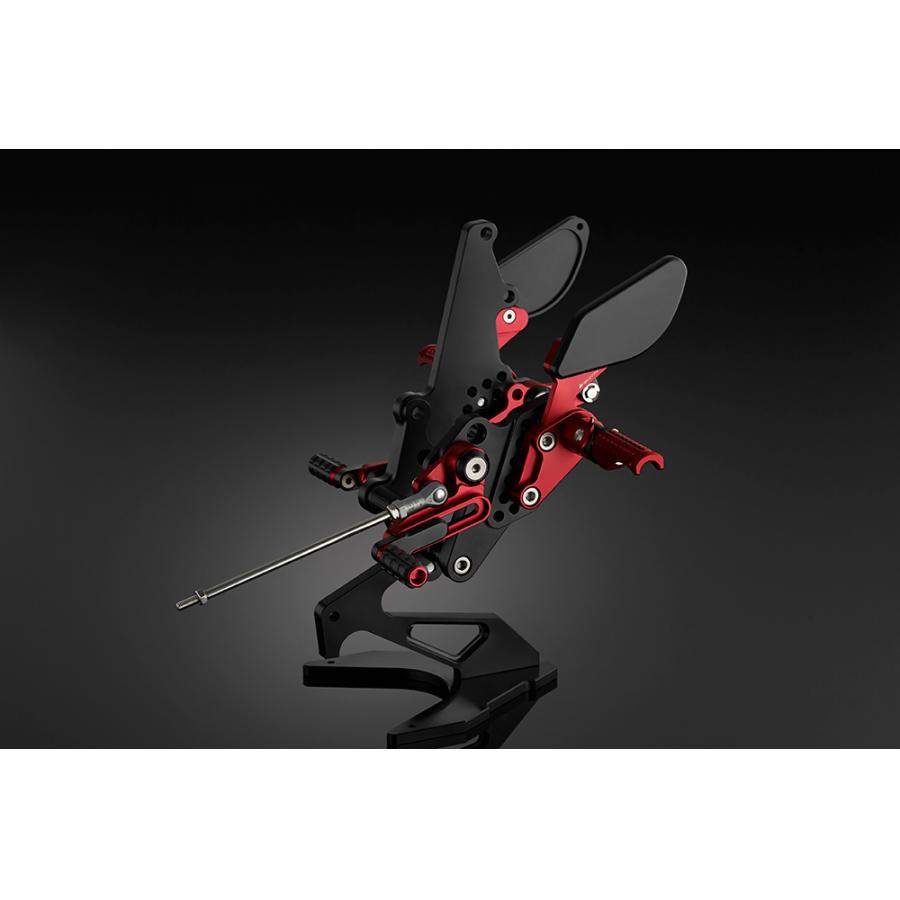 BIKERS (バイカーズ) バックステップ レッド MT-07 Y0303-RED