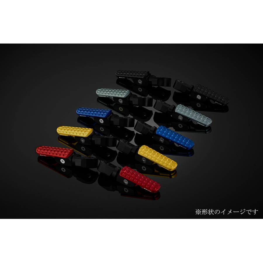 BIKERS (バイカーズ) リアタンデムステップ 左右セット オレンジゴールド XMAX Y0317-OGD|バイクパーツ・用品 ラバーマーク
