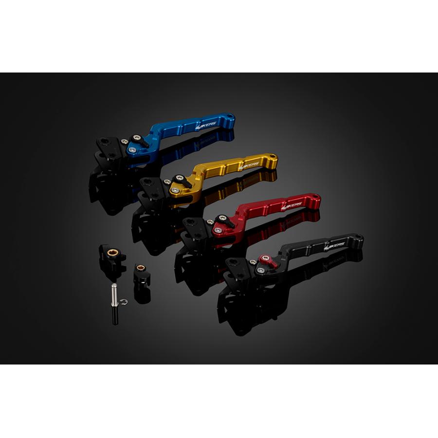 BIKERS (バイカーズ) 可倒式 アジャスタブル ブレーキレバー 左 シルバー トリシティ TRICITY125 TRICITY155 Y0102-SLV｜バイクパーツ・用品　ラバーマーク