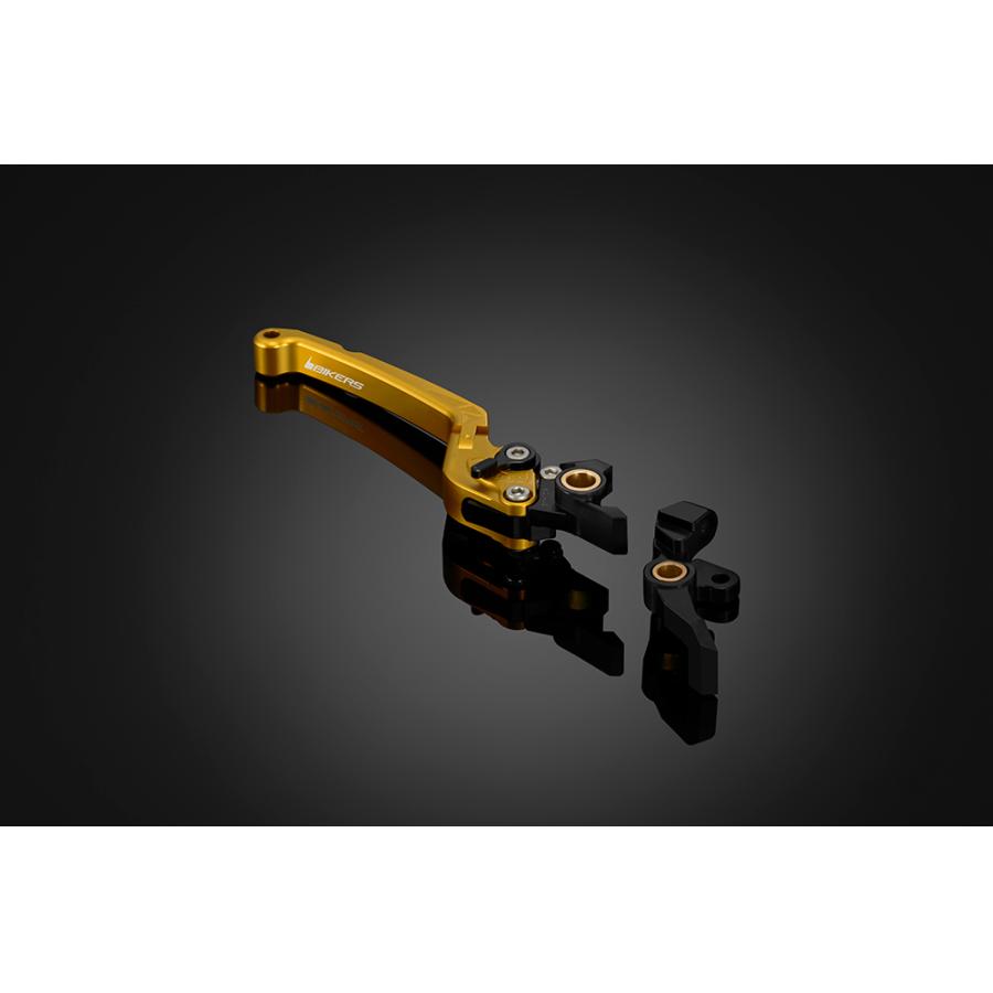 BIKERS (バイカーズ) 可倒式 アジャスタブル ブレーキレバー 右 ライトゴールド トリシティ TRICITY125 TRICITY155 Y0103-LGD 8,357円