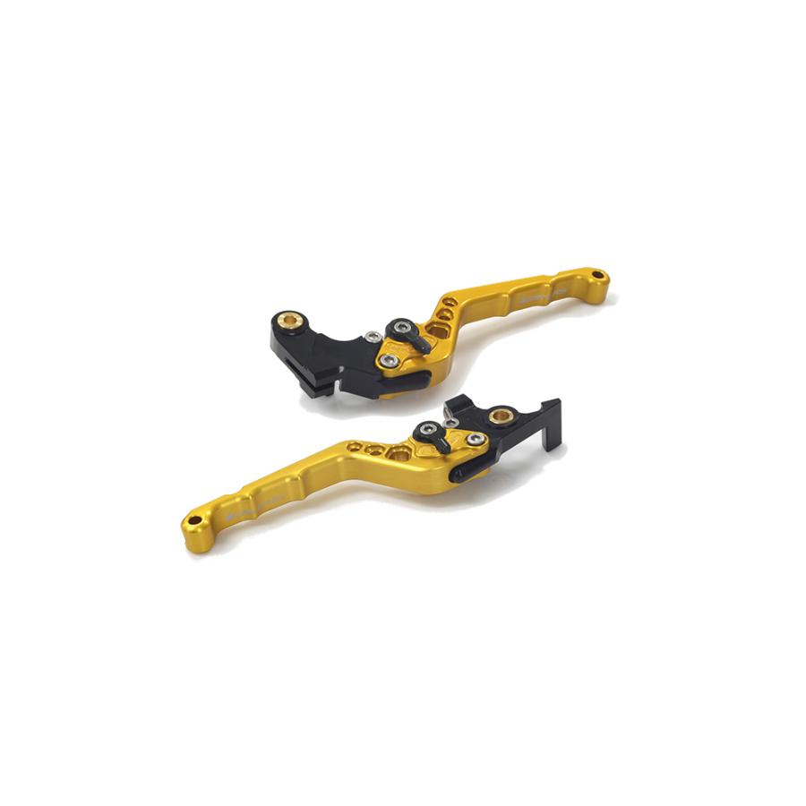 BIKERS (バイカーズ) レバーセット カーブタイプ ライトゴールド MT-07 XSR700 Y0546-LGD