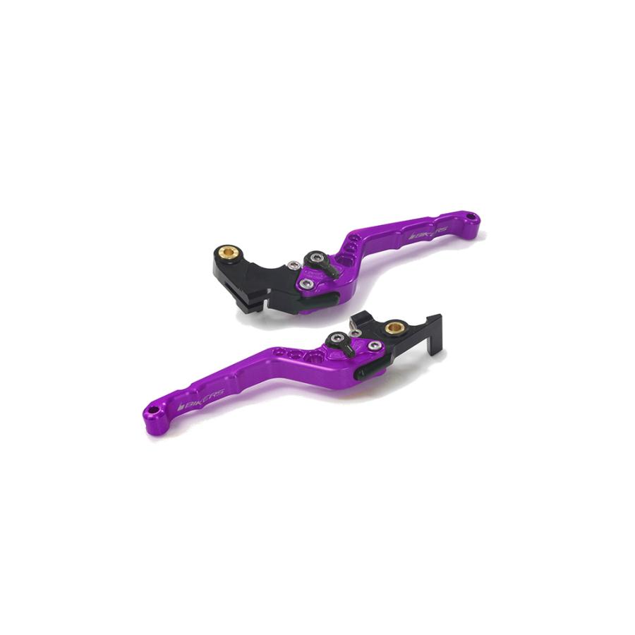 BIKERS (バイカーズ) レバーセット カーブタイプ パープル MT-07 XSR700 Y0546-PUR