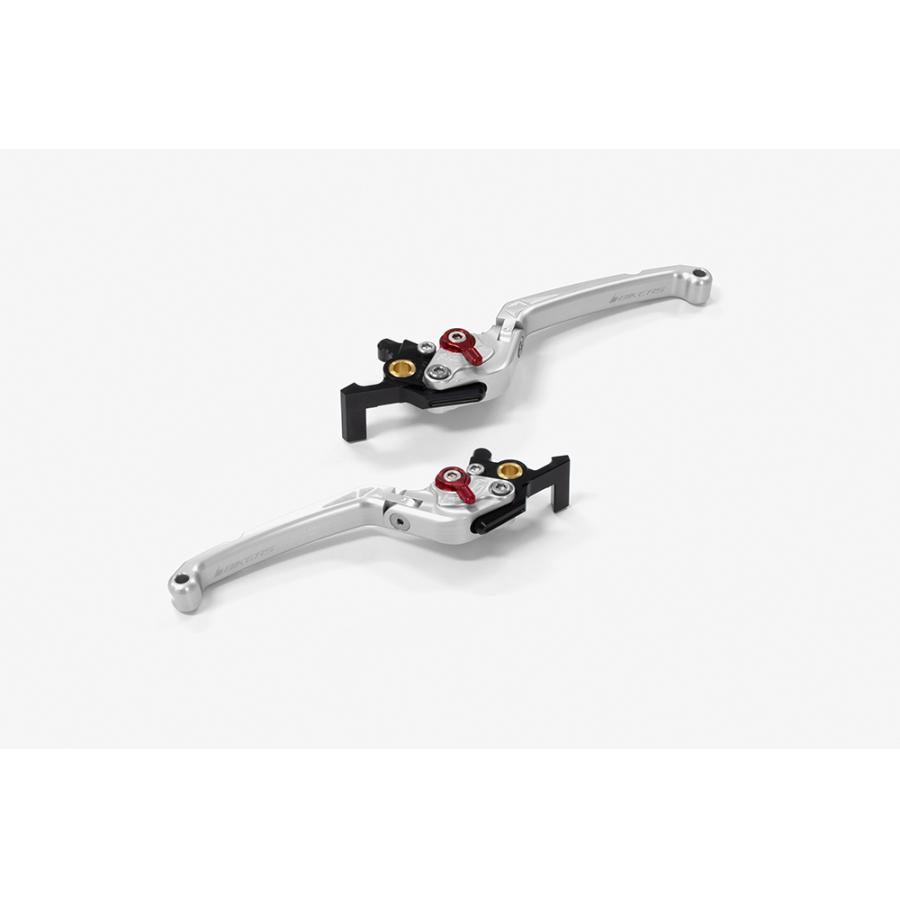 BIKERS (バイカーズ) レバーセット 可倒式 フラットタイプ シルバー NMAX Y0551-SLV