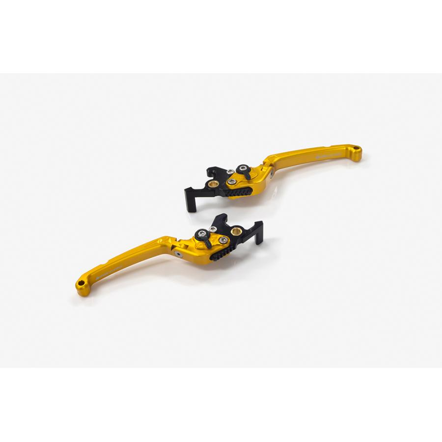BIKERS (バイカーズ) レバーセット 可倒式 フラットタイプ ライトゴールド XMAX Y0559-LGD