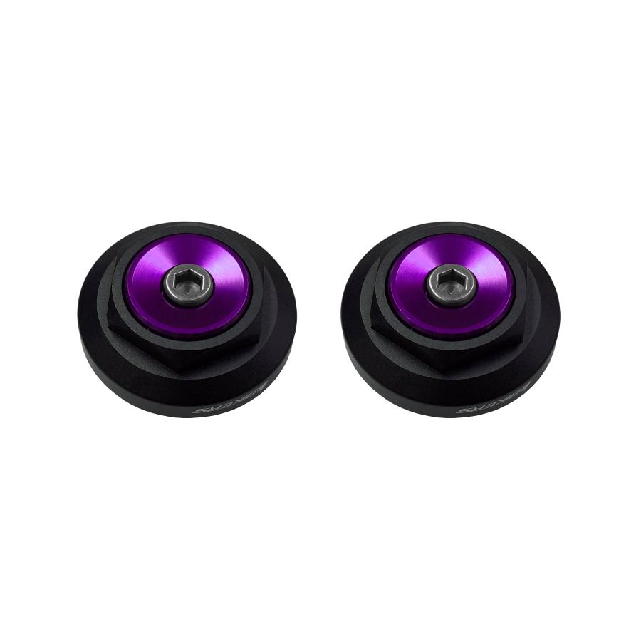 BIKERS (バイカーズ) フレームホールキャップ 2個 パープル YZF-R25/R3/MT-25/03 Y0159-PUR|バイクパーツ・用品 ラバーマーク