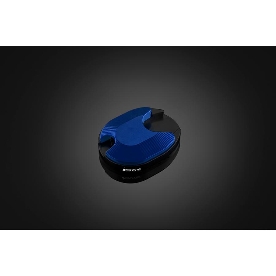 BIKERS (バイカーズ) サイドスタンドフラットフット ブルー PCX PCX150 PCX160 H0869-BLU|バイクパーツ・用品 ラバーマーク
