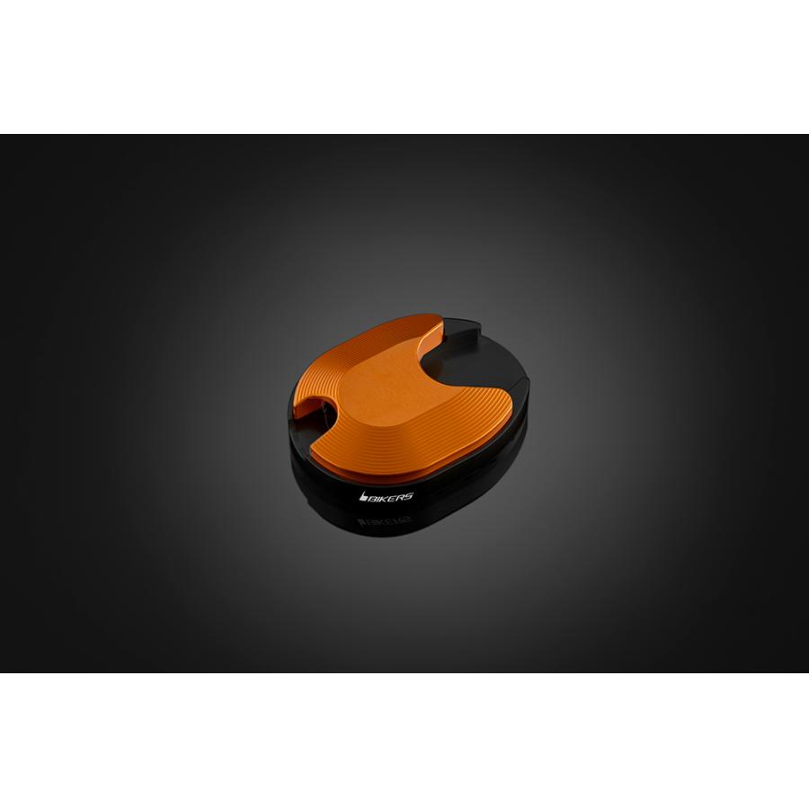 BIKERS (バイカーズ) サイドスタンドフラットフット オレンジゴールド PCX PCX150 PCX160 H0869-OGD|バイクパーツ・用品 ラバーマーク