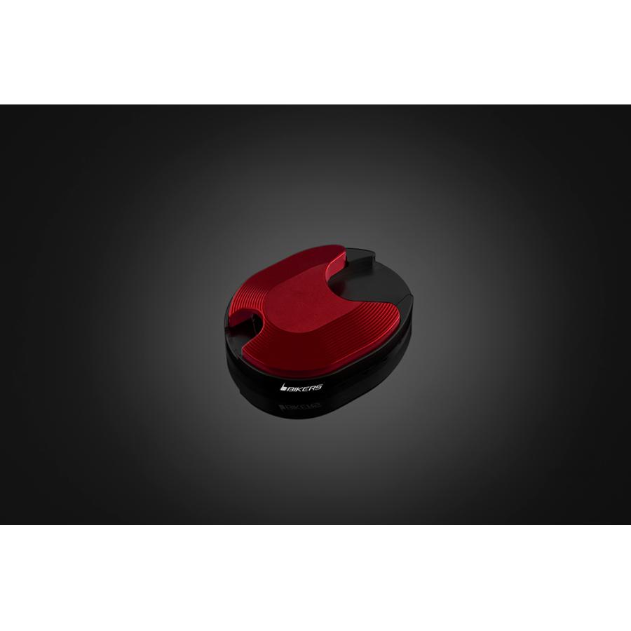 BIKERS (バイカーズ) サイドスタンドフラットフット レッド PCX PCX150 PCX160 H0869-RED|バイクパーツ・用品 ラバーマーク