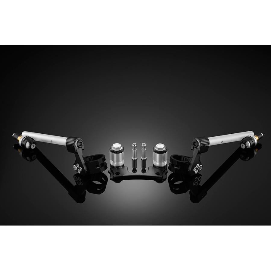 BIKERS (バイカーズ) アジャスタブルセパレートハンドル ブラック Ninja650 K0461-BLK