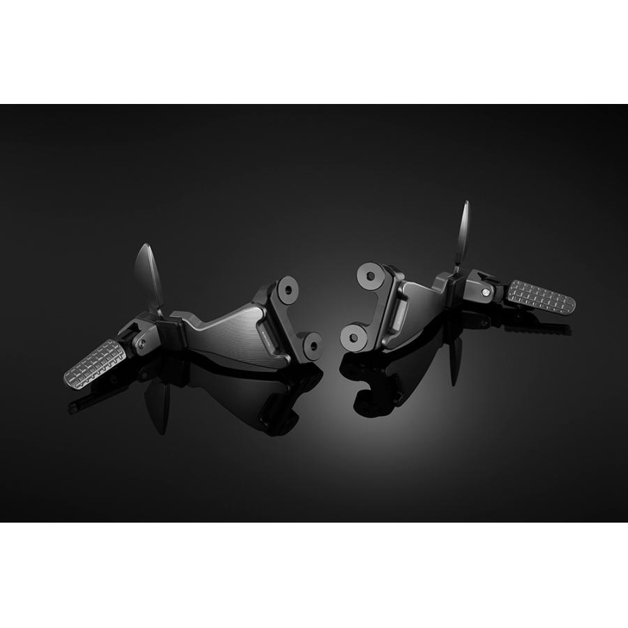 BIKERS (バイカーズ) リアフットレストセット グレー CBR650R/CB650R H0575-GRY