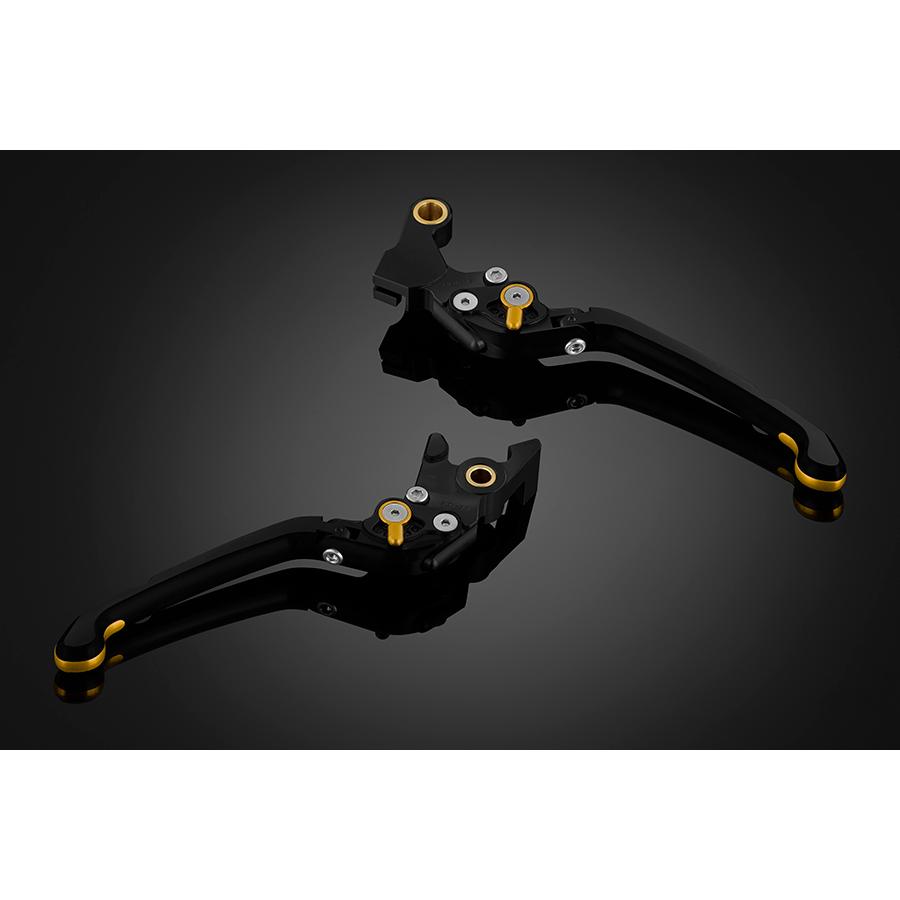 BIKERS (バイカーズ) 可倒式 アジャスタブルレバーセット ライトゴールド CBR650R CB650R H0586-LGD｜バイクパーツ・用品　ラバーマーク