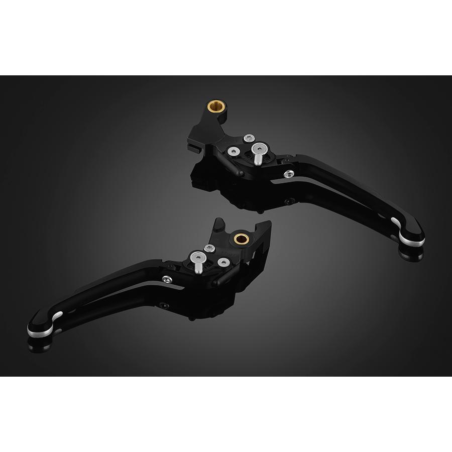 BIKERS (バイカーズ) 可倒式 アジャスタブルレバーセット シルバー CBR650R CB650R H0586-SLV｜バイクパーツ・用品　ラバーマーク