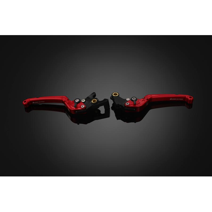 BIKERS(バイカーズ) ブレーキ クラッチ レバー レブル250 CBR400R アルミビレット 可倒式 6段階調整 フラット レッド BK-H0995-RED 15,620円