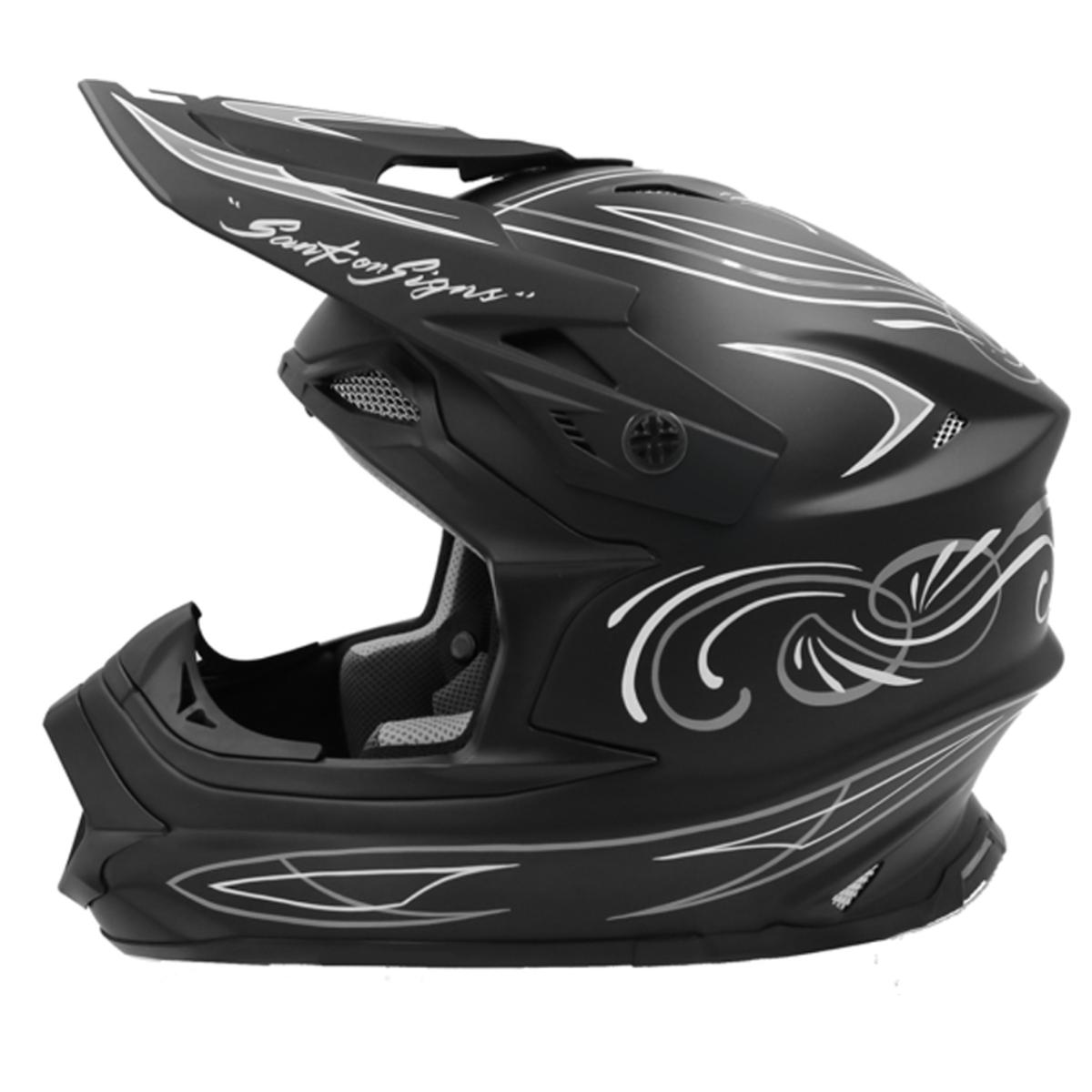 ZEALOT (ジーロット) マッドジャンパー2 SOLID マットブラック Pinstripe Curly グレー/ホワイト #M MJ0030-M｜バイクパーツ・用品　ラバーマーク