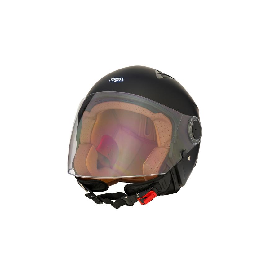 ゾルター イージーウェーブ3 スポーツジェット ヘルメット マットブラック Mサイズ(57～58cm) EW0018/M｜バイクパーツ・用品　ラバーマーク