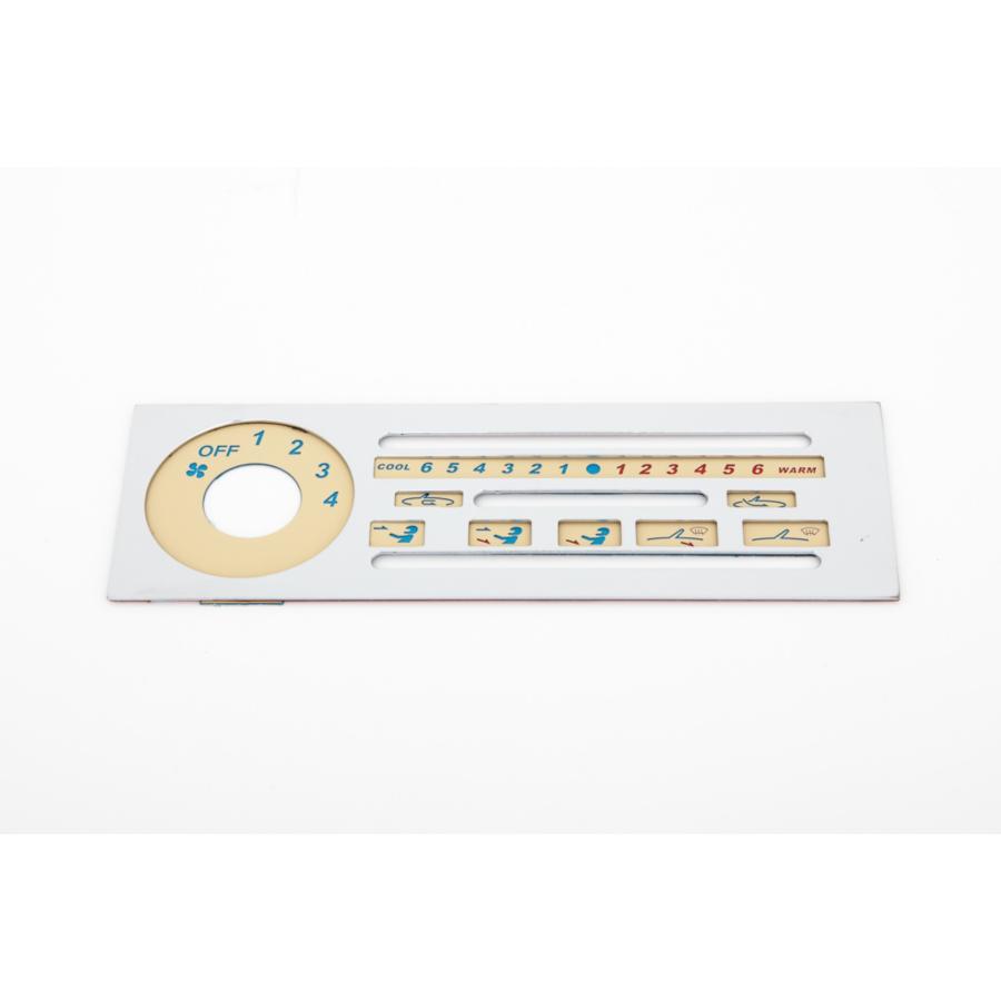 ILモータースポーツ (アイエルモータースポーツ) エアコンパネルカバー クローム タン/グリーン NA6CE/NA8C NA0-0035t/b