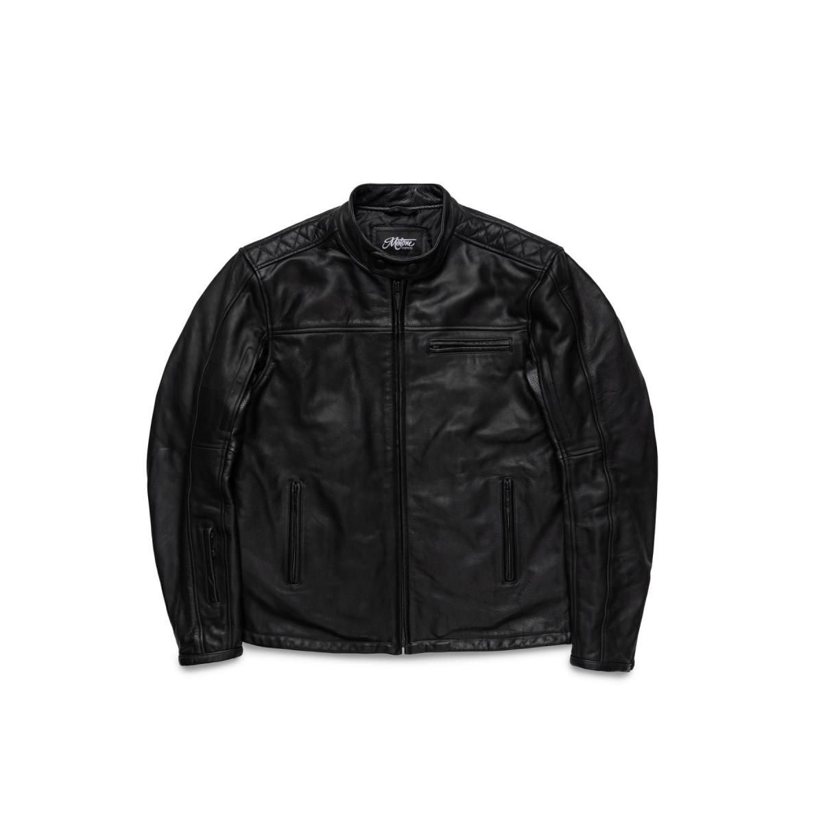 モートーン レザージャケット REVOLVER ブラック M MSW-01-M｜バイクパーツ・用品　ラバーマーク