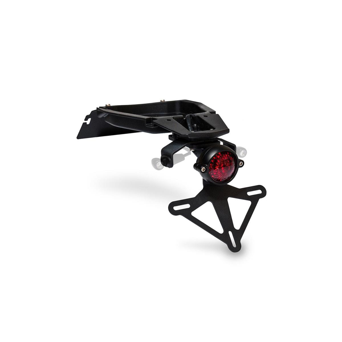 モートーン フェンダーレスキット ELDORADO LEDライト ブラック T100/T120 SpeedTwin900 Scrambler900 TT8-PTS012-MEL004｜バイクパーツ・用品　ラバーマーク