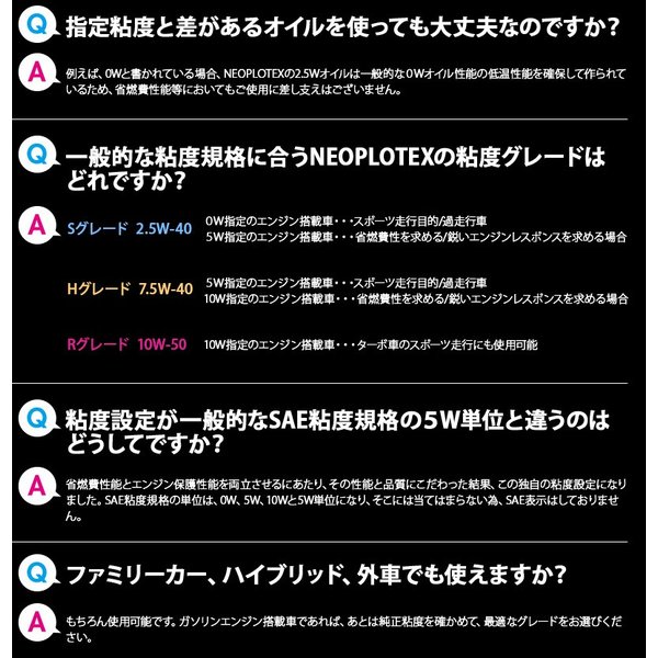 Neoplotex ネオプロテックス 7 5w 40 4 5l 1缶 F エンジンオイル H 純正指定 5w 30 5w 40 指定 対応 グレード Ntxf12 Chelsesgreenhouse Com