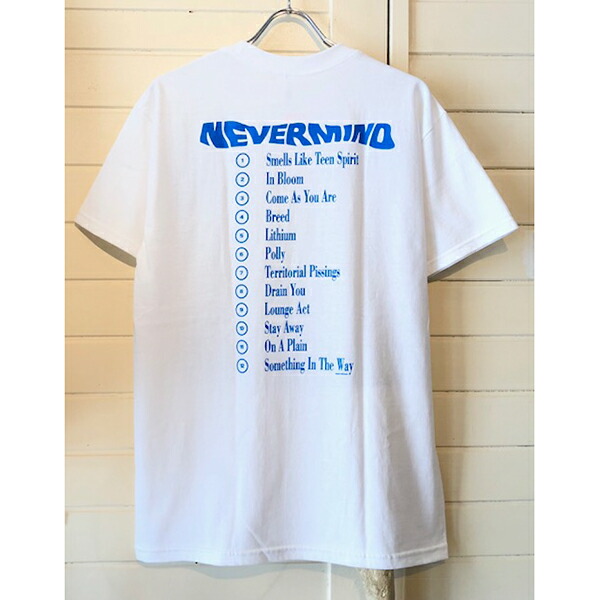 ニルヴァーナ NIRVANA 正規品 tシャツ NEVERMIND BACK Print有 ニルヴァーナ NIRVANA 正規品 tシャツ NEVERMIND BACK Print有