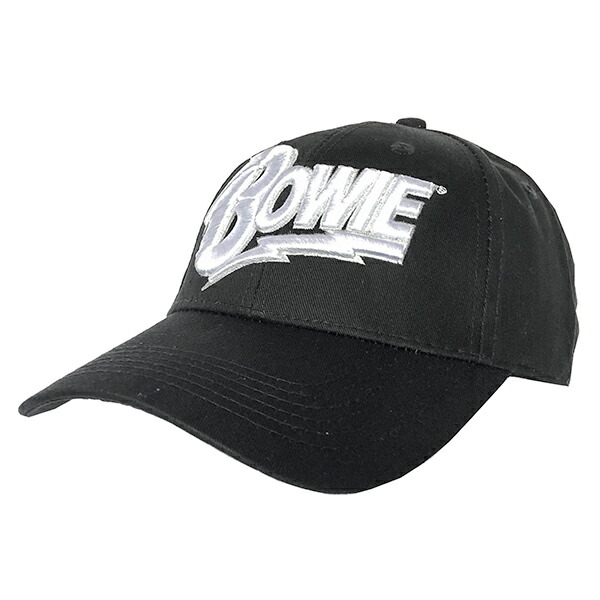 楽天市場 デヴィッド ボウイ David Bowie 正規品 キャップ デヴィッドボウイ ブラック 黒 Cap 帽子 サイズ調整可 刺繍 ベースボール キャップ オフィシャル メンズ レディース マジックテープ ｒｕｂｙ ｔｕｅｓｄａｙ