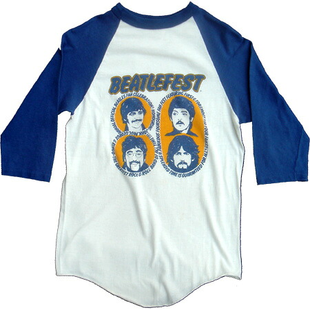 【SALE】【大きな切り詰め】\u003cBR\u003e【BEATLEFEST】ビートルフェストロック 7分ビンテージプルオーバー【中古】