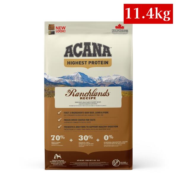アカナ ランチランドレシピ 11.4kg (ドッグフード)｜ペット用品ラフラフ　店