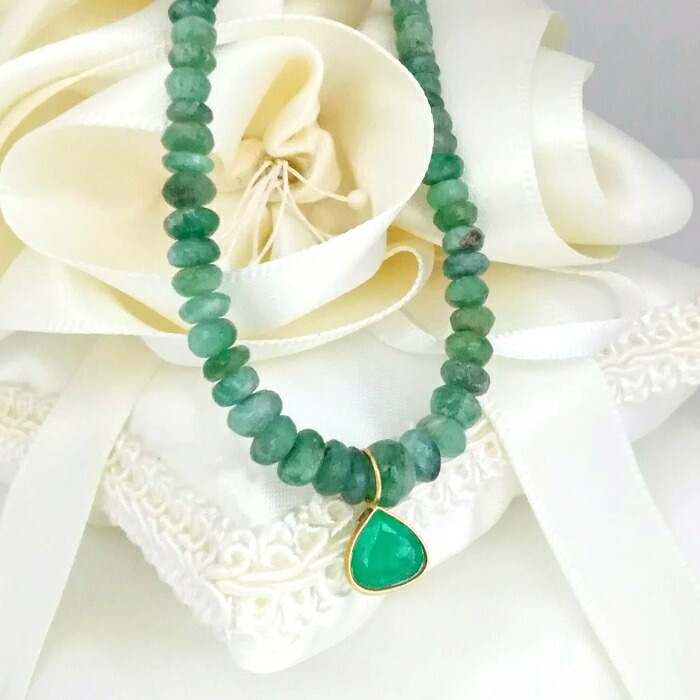 No.1338 エメラルド ドロップカット ペンダントトップ チャーム kgf No.1338 エメラルド ドロップカット ペンダントトップ チャーム