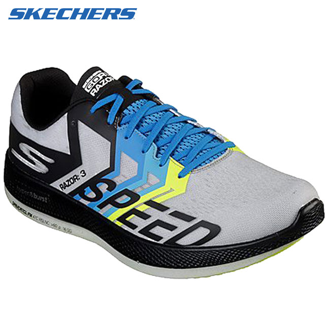 最適な価格 552 Skechers 255 280 小物 用具 アクセサリー アパレル ファッション ウォーキング トレーニング スポーティー パフォーマンス 快適 軽快 クッション性 ランニングシューズ スポーツカジュアルシューズ 3 Razor Run Go スニーカー 靴 メンズ シューズ