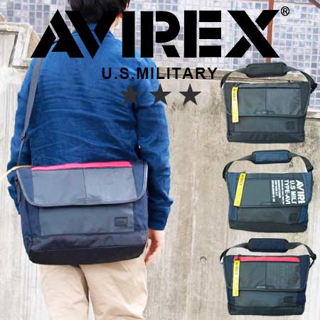 送料無料 アビレックス AVIREX / フラップショルダーバッグ 【 アヴィレックス おしゃれ メンズ レディース 斜めがけ アメカジ カジュアル アウトドア ミリタリー 登山 キャンプ メッセンジャーバッグ iphone Android対応 A4 ブランド プレゼント 誕生日 ギフト 旅行 】