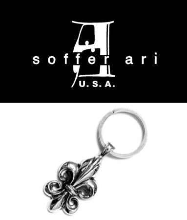 送料無料 XL チャージド フルール キーリング / ソファーアリ Soffer Ari 【 メンズ レディース キークリップ キーチェーン キーケース 正規品 おしゃれ 人気 ロサンゼルス ブランド プレゼント 誕生日 ギフト 】 母の日
