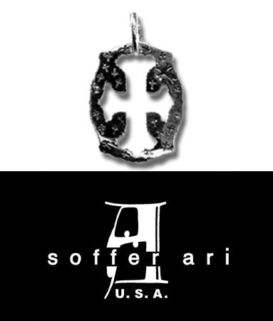 送料無料 シルバー925 ネックレス ペンダント / デンティ リケッツ ヤード タグ ゴッティ ペンダント / ソファーアリ Soffer Ari 【 メンズ レディース ネックレス 正規品 おしゃれ 人気 ロサンゼルス ブランド プレゼント 誕生日 ギフト 】 母の日