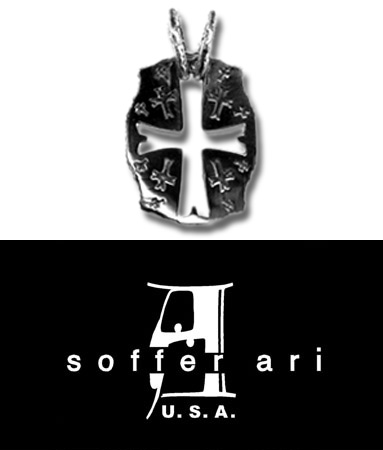 送料無料 シルバー925 ネックレス ペンダント / デンティ リケッツ ヤード タグ ブラック ペンダント / ソファーアリ Soffer Ari 【 メンズ レディース ネックレス 正規品 おしゃれ 人気 ロサンゼルス ブランド プレゼント 誕生日 ギフト 】 母の日