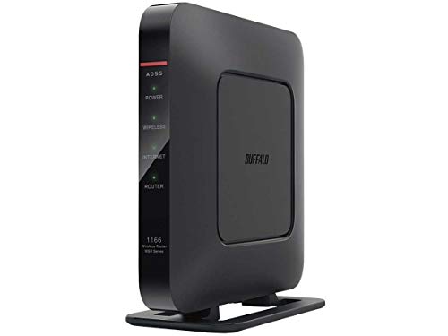 緩衝装置置き目 WSR-1166DHP4-BK 無線電話ローカルエリアネットワーク親機 11ac/n/a/g/b 866+300Mbps 黒いこと