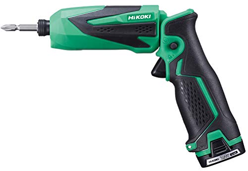 HiKOKI(ハイコーキ) 旧日立工機 7.2V コードレスインパクトドライバー 充電式 1.5Ahリチウムイオン電池、急速充電器、予備電池、ケ 18,984円