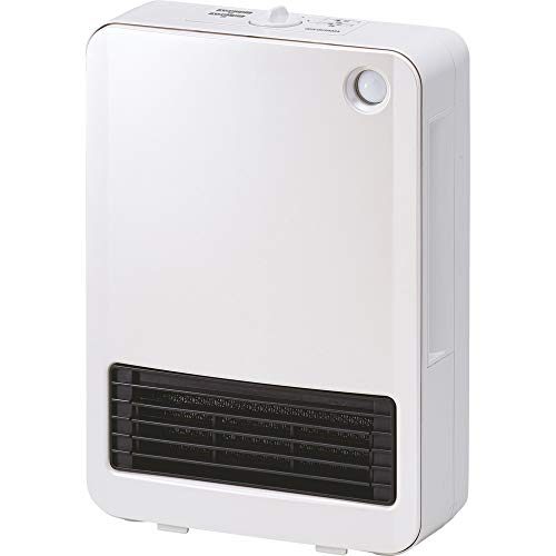 アイリスオーヤマ ヒーター セラミックファンヒーター 人感センサー付 1200W ~8畳 幅24×高さ34×奥行11cm PCH-125D-W