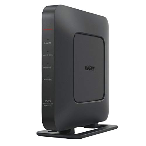 BUFFALO 無線電話ローカルエリアネットワーク親機 11ac/n/a/g/b 1733+800Mbps AirStation 黒いこと WSR-2533DHPL2-