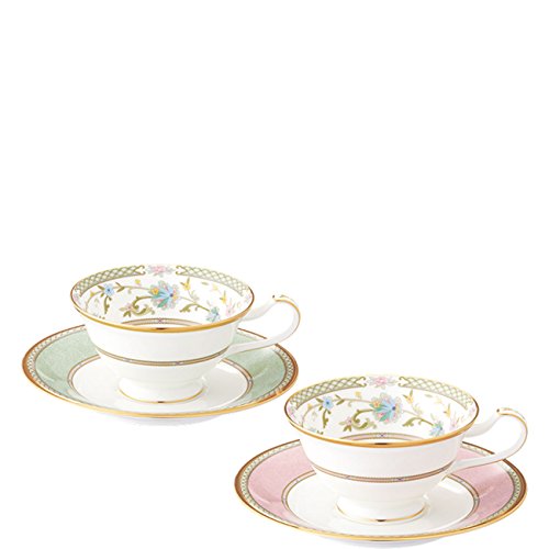 Noritake ノリ竹 優勝杯 \u0026 平円盤 ( 色変り 有りの実仕掛ける ) ( 珈琲 お茶 兼用) 220竓 ヨシノ 2客 緑であること