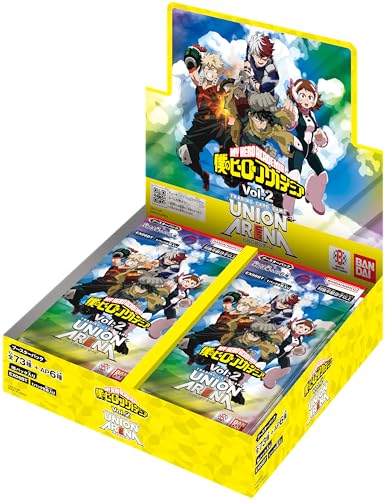 バンダイ (BANDAI) UNION ARENA ブースターパック 僕のヒーローアカデミア Vol.2【EX06BT】(BOX)16パック入画像