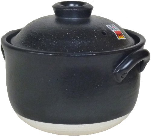 【 昔ながらの ごはん鍋 】 炊飯土鍋 二重蓋 四日市ばんこ焼(日本製) 【 本格派 ４合炊 】 ご飯鍋-鍋-鍋・フライパン